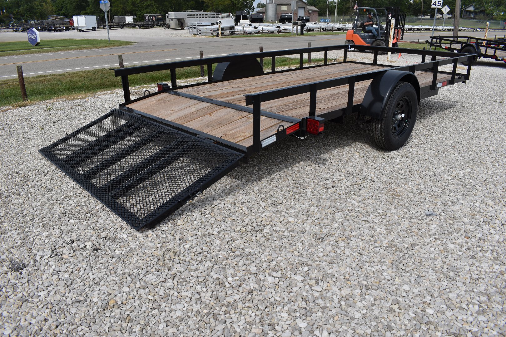 New 2024 L&O Manufacturing 14' UTILITY Utility Trailer Elnora Indiana